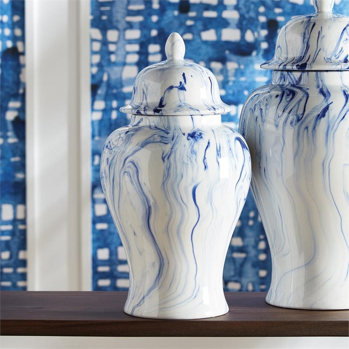 Marbleized Ginger Jar