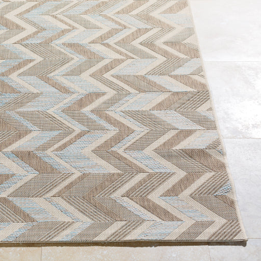 Santa Cruz Ivory/Tan Rug