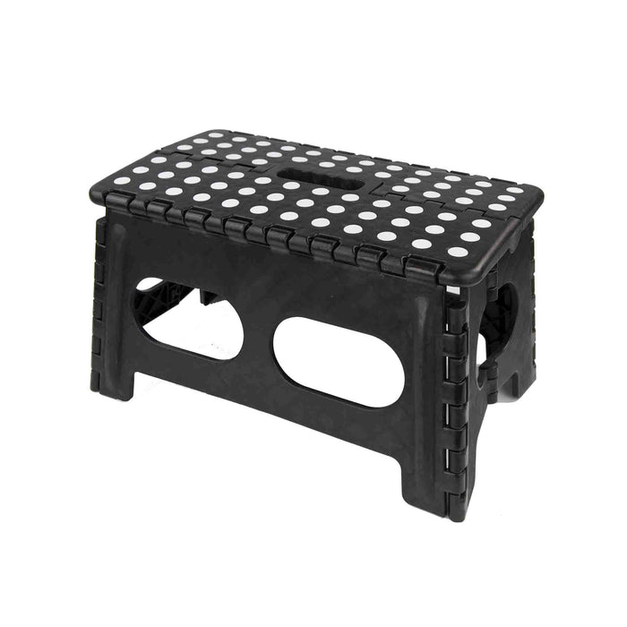 Wide Folding Stool - Black