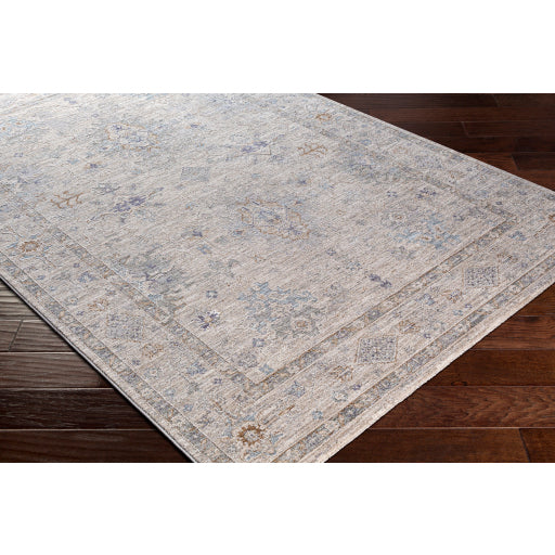 Virginia Light Gray 5x8 Rug