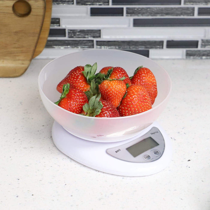 Digital Food Scale With Plastic Bowl