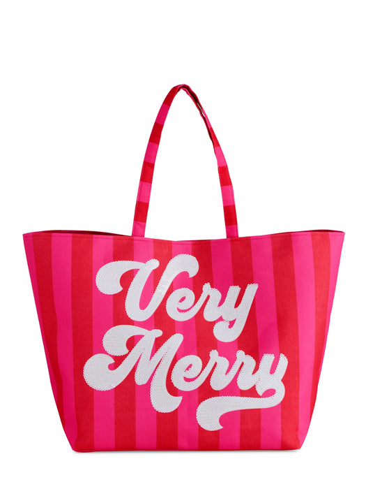 Very Merry Gifting Tote - Red