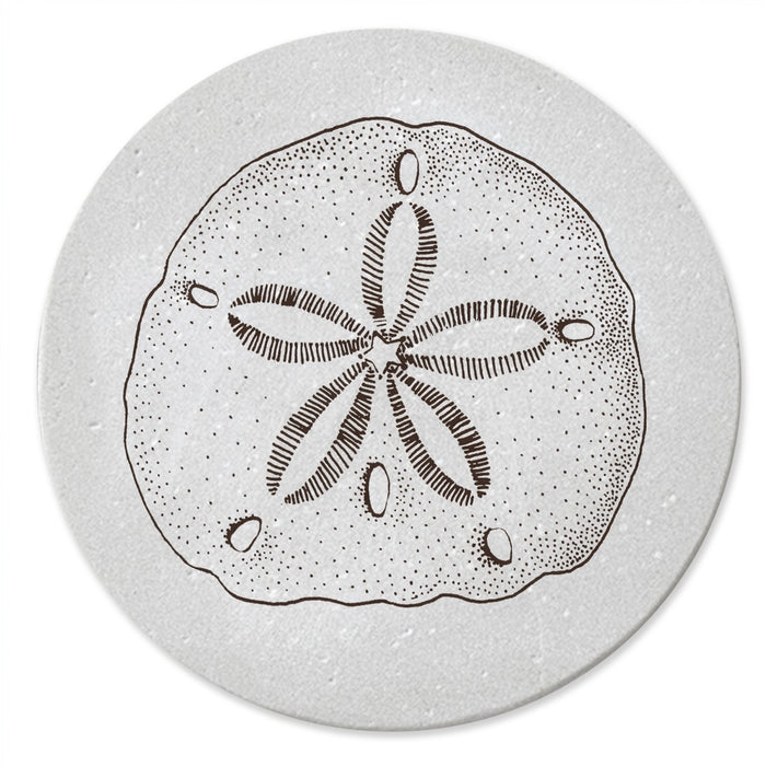 Sand Dollar Round Coaster Set Of 4