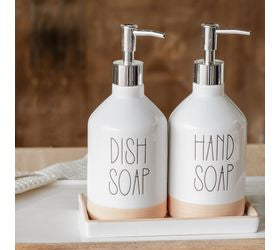 Soap Pumps w/Tray
