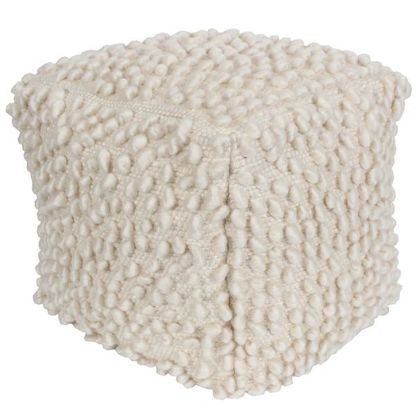Pom Pom Natural Pouf