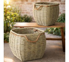 Rattan Wire Indoor/Outdoor Basket