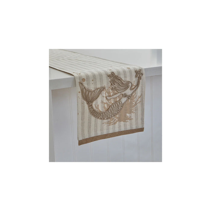 Mermaid Table Runner - Natural — BDC Living