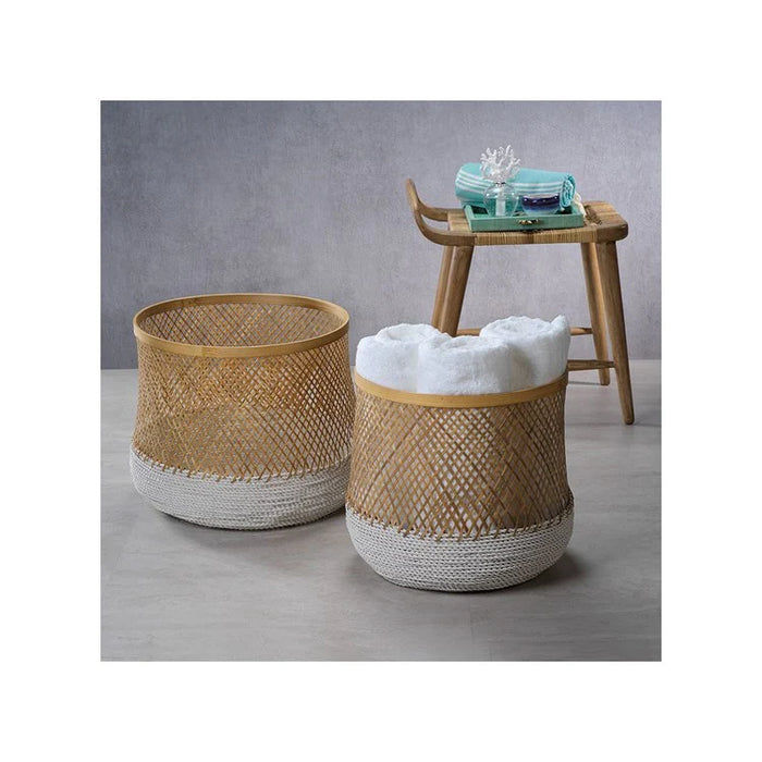Andes Bamboo And Raffia Baskets