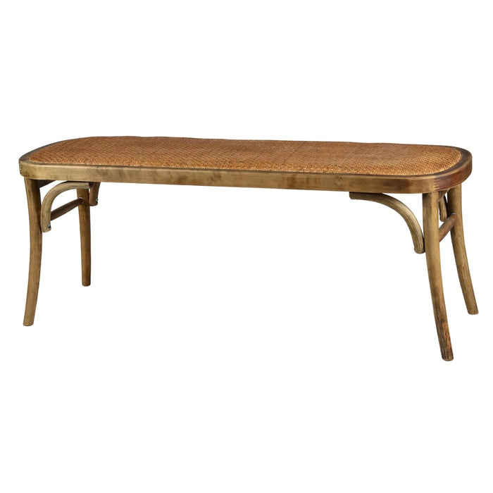 Evelyn Bench - Medium Brown Wash