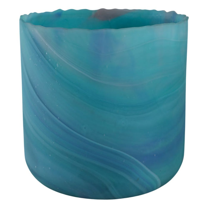 Kent Blue Swirl Glass Vase - Small