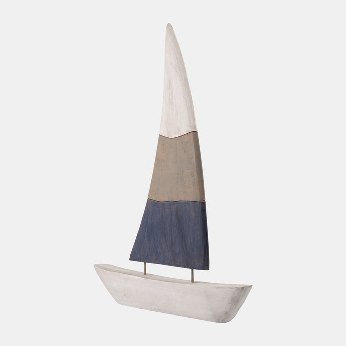 Mango Wood Sailboat