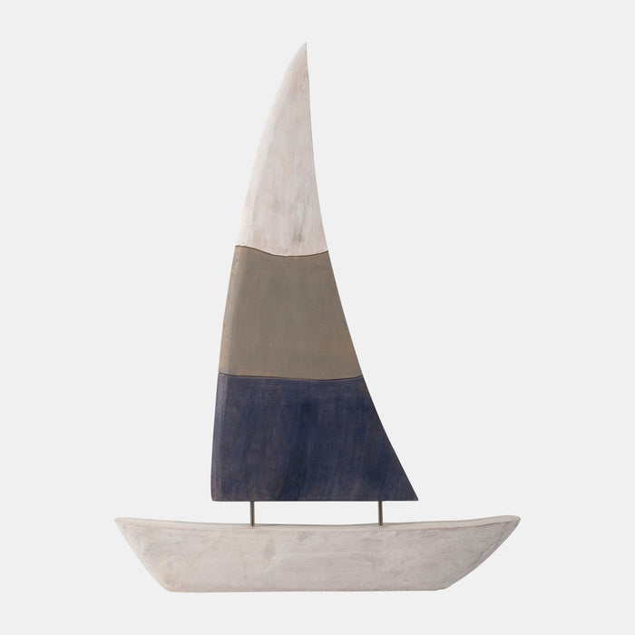 Mango Wood Sailboat