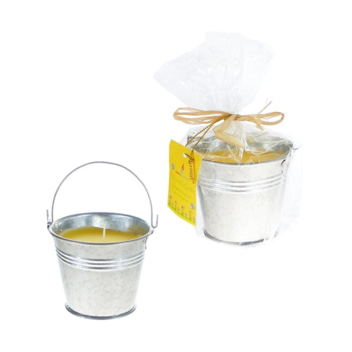 2.5" Metal Tin Bucket Citronella Candle