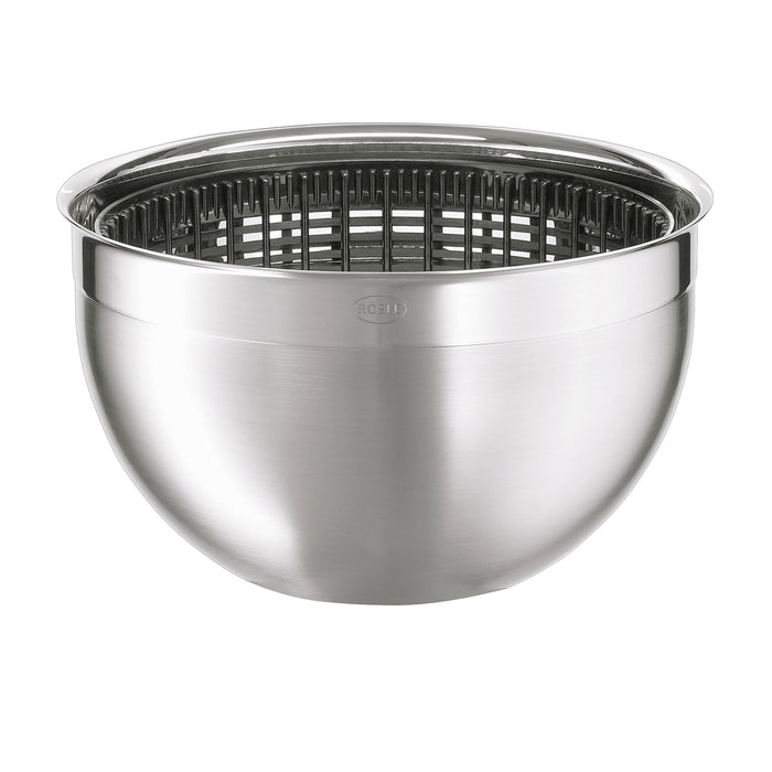9.5" Salad Spinner With Glass Lid