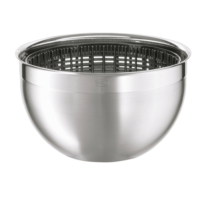 9.5" Salad Spinner With Glass Lid