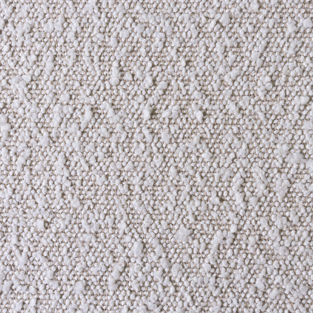 Modern Rectangular Ottoman - Ivory