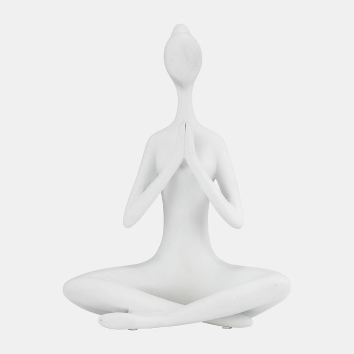 Resin Yoga Women Tealight Holder