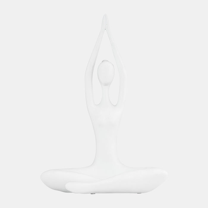 Resin Yoga Women Tealight Holder
