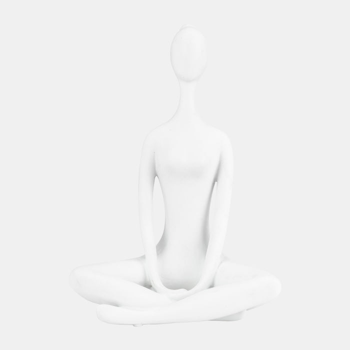 Resin Yoga Women Tealight Holder