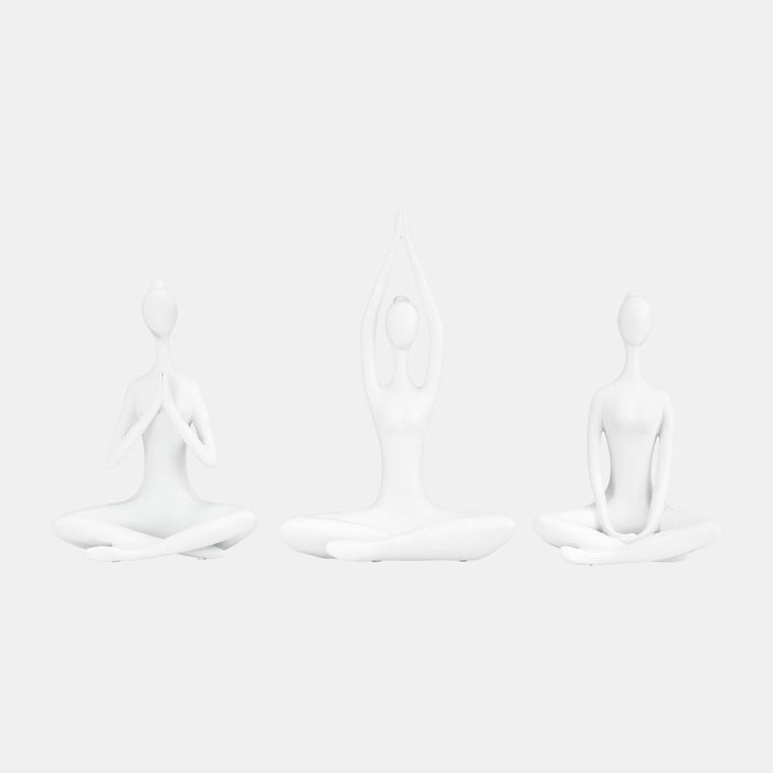 Resin Yoga Women Tealight Holder
