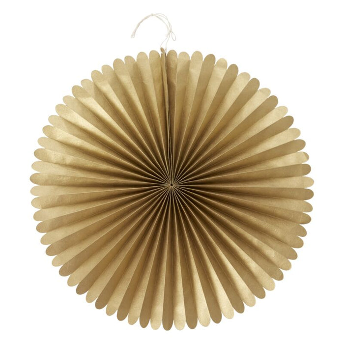 Burnish Paper Fan Solid 20"