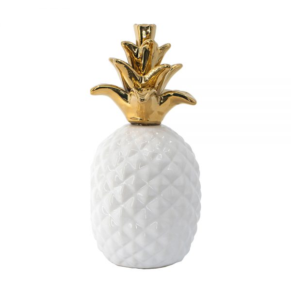 Ceramic Pineapple Accent - Small