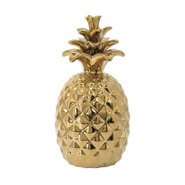 Ceramic Pineapple Accent - Small