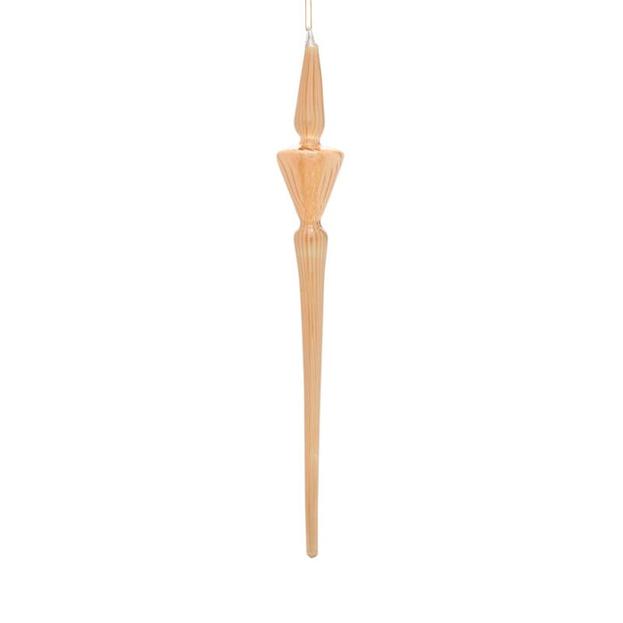 Angled Icicle Ornament