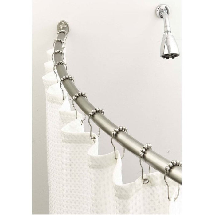Curved Shower Curtain Rod - Satin