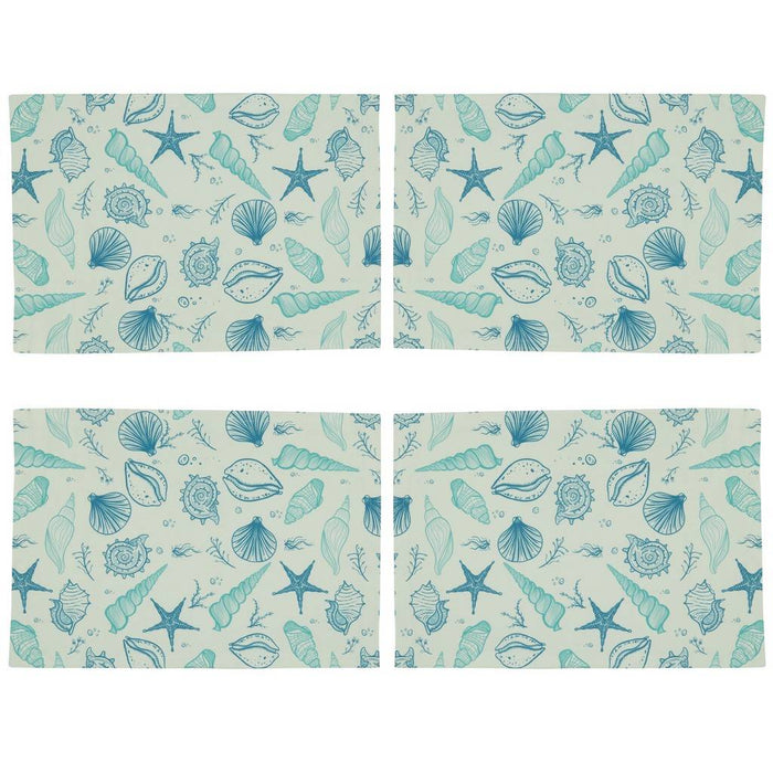 Sea Shells Placemat - Blue