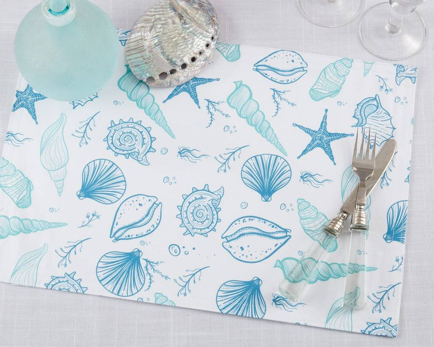 Sea Shells Placemat - Blue