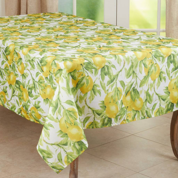 Printed Lemon Tablecloth