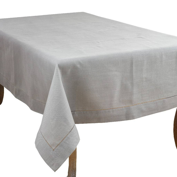 Tablecloth With Border - Grey