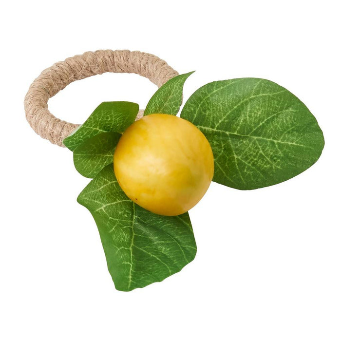 Lemon Napkin Ring - Yellow
