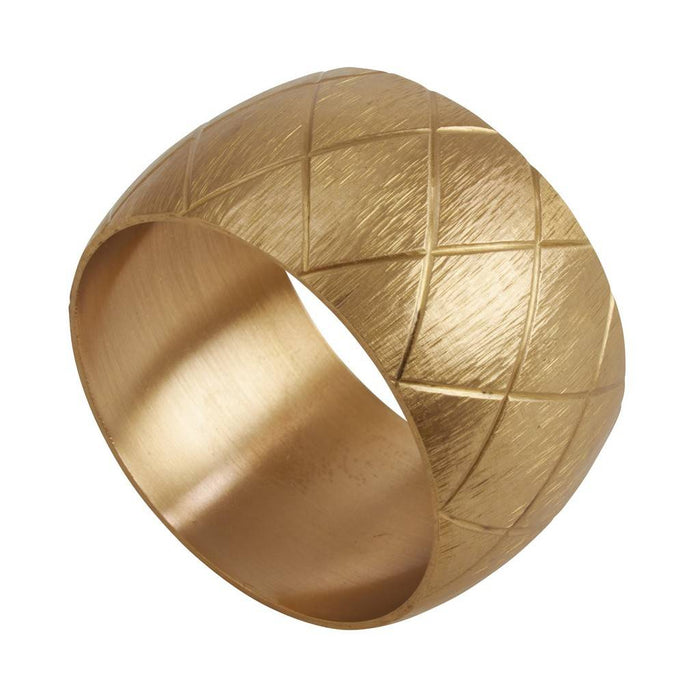 Harlequin Napkin Ring - Gold