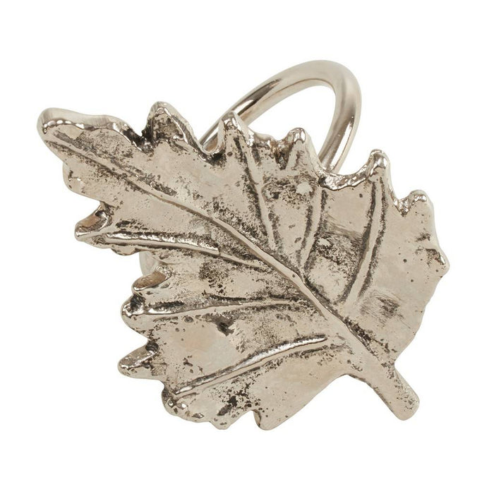 Leaf Napkin Ring - Silver