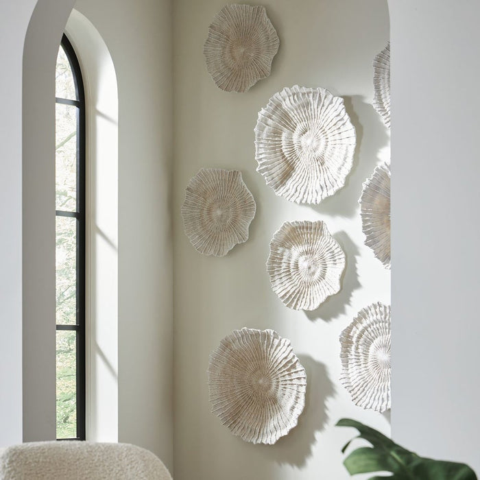 Ocean Gems Outdoor Wall Decor, Natural, S/3