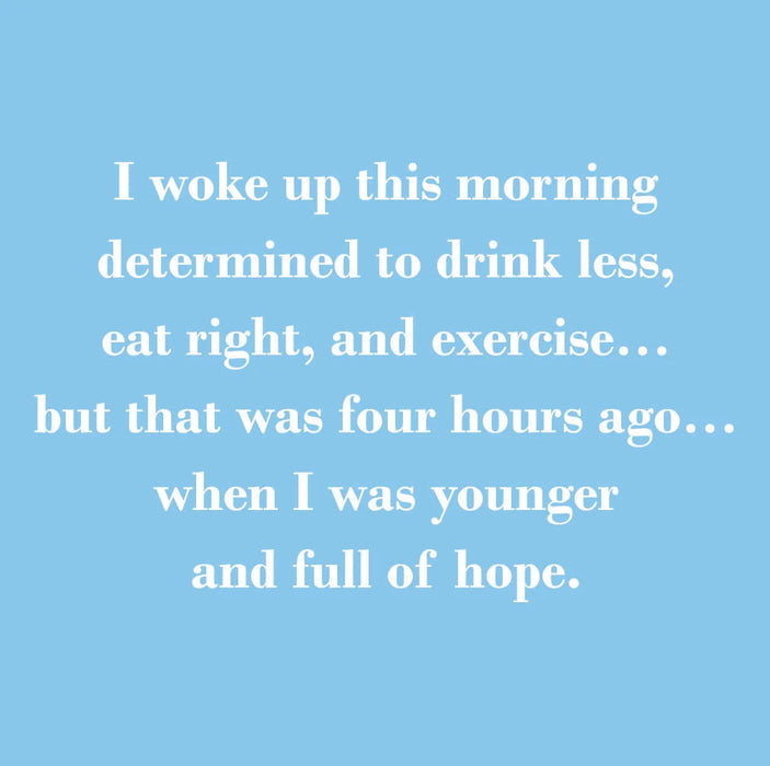 I Woke Up This Morning Determined Cocktail Napkin