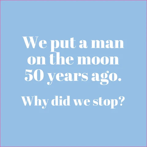 Man On The Moon Cocktail Napkin