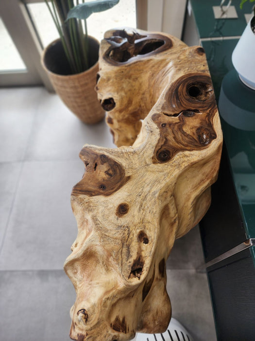 Small Teak Root Console