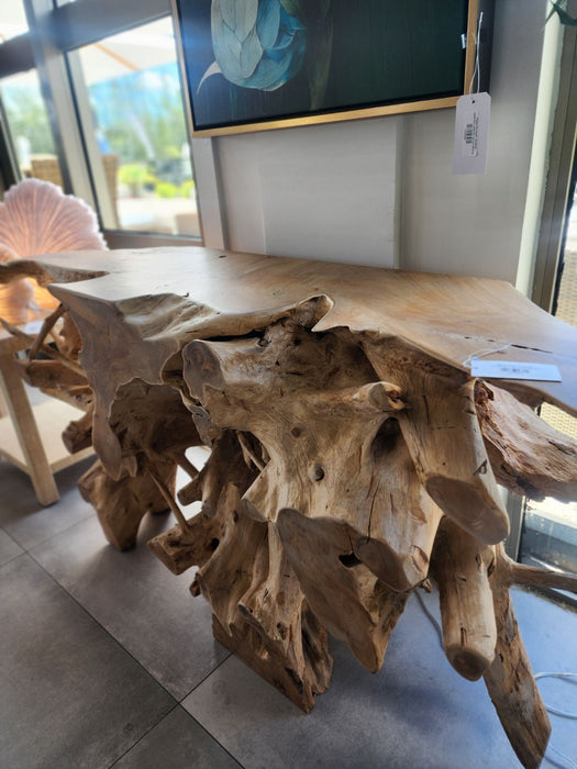 72" Root Teak Console