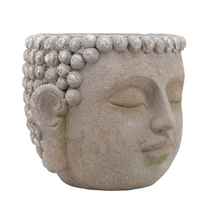 Resin Buddha Head Planter