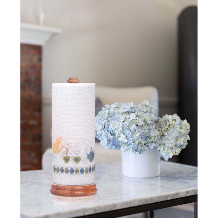 Beechwood Paper Towel Holder