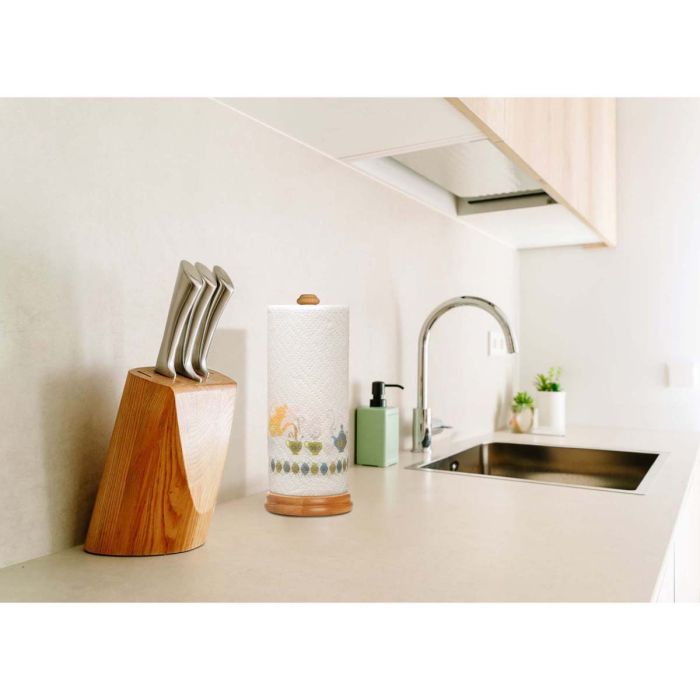 Beechwood Paper Towel Holder