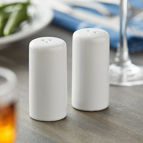Ceramic Round Salt and Pepper Shaker Set