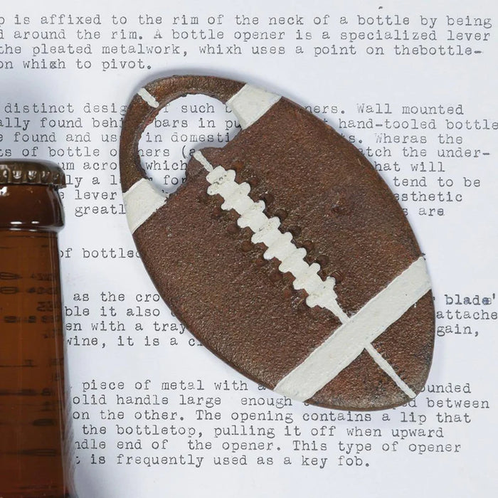 Football Bottle Opener - Cast Iron