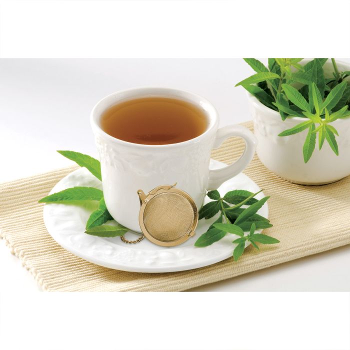Gold Mesh Tea Ball Infuser
