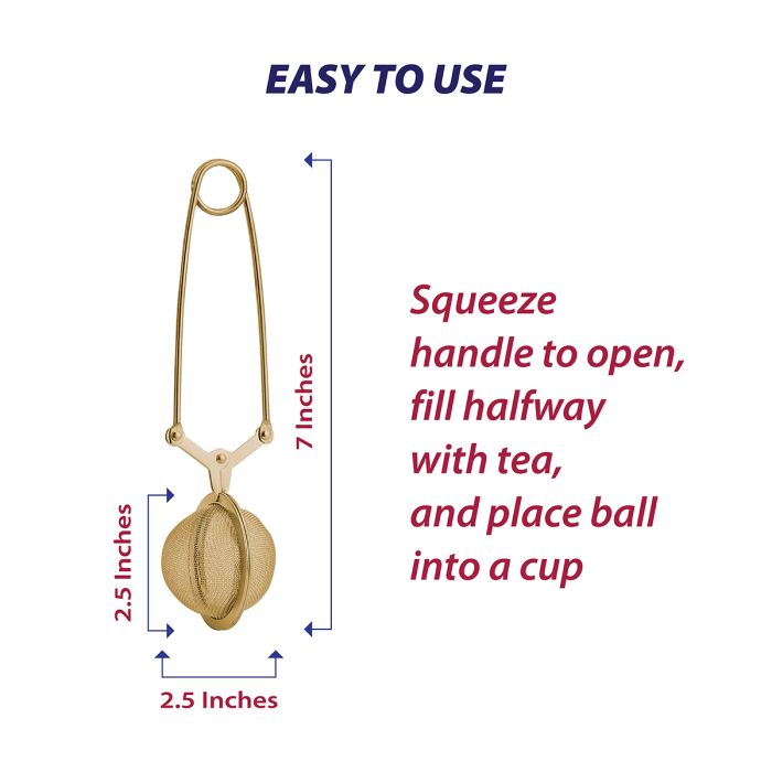 Gold Snap Mesh Ball w/Handle