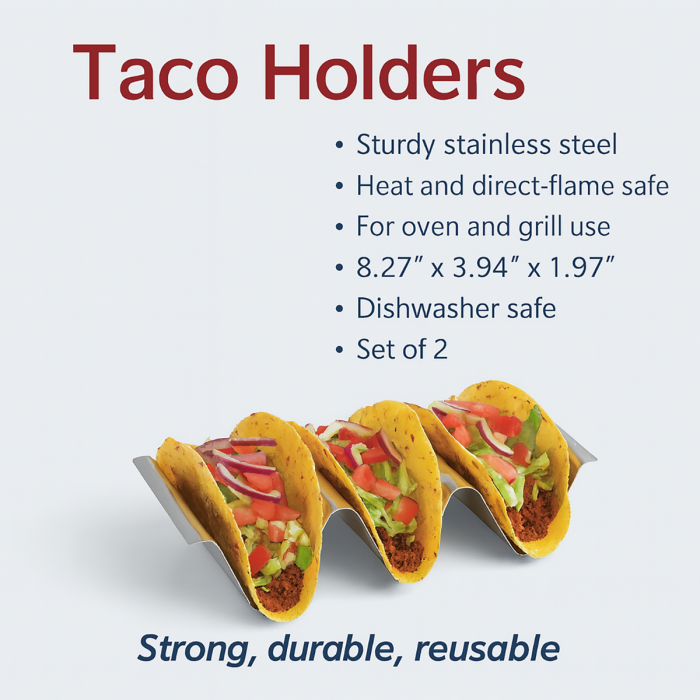 Stainless Steel Taco Holder Stands