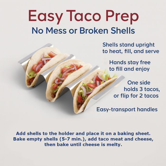 Stainless Steel Taco Holder Stands
